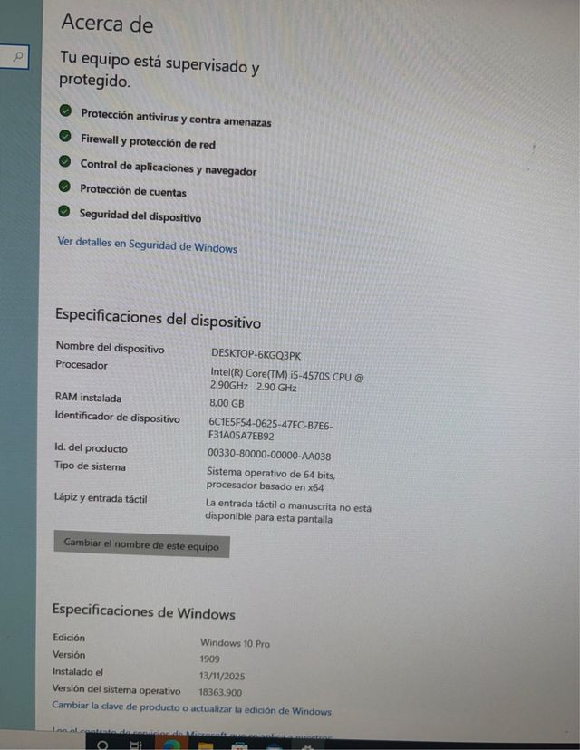 Ordenador Dell All in One Optiplex 9020