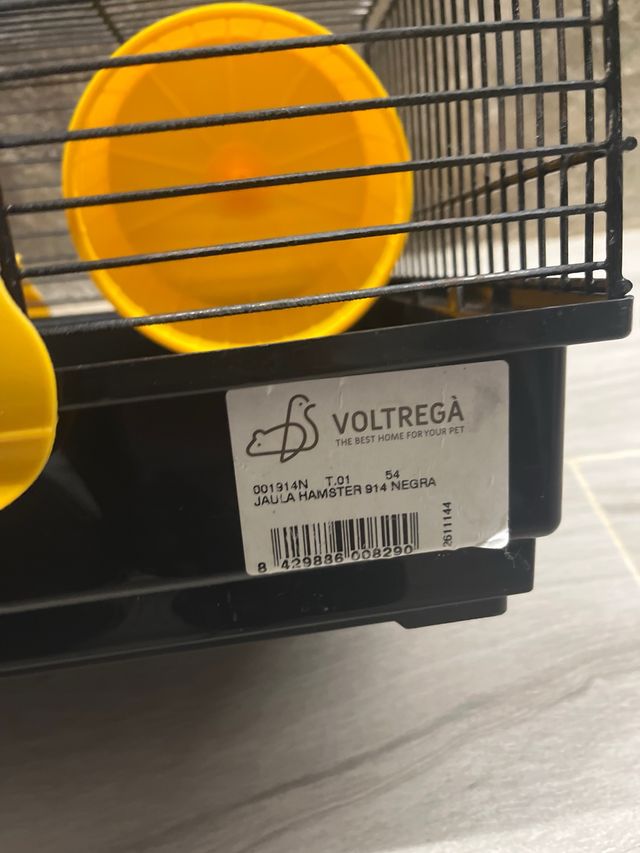 Jaula para hámster con accesorios