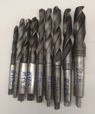 Brocas para taladro de columna mango cónico