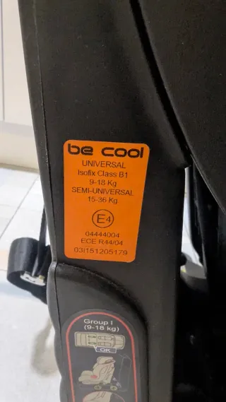 Silla coche Be Cool Isofix
