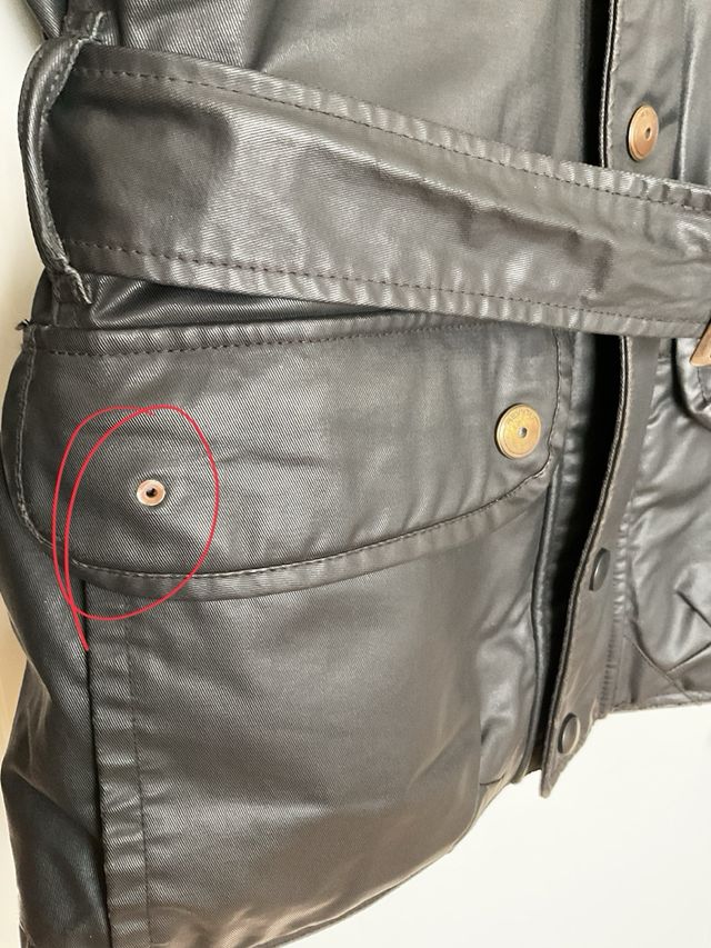 Chaqueta Revit Encerada Moto