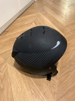 Casco de esquí infantil negro 48-52cm