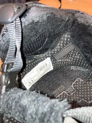 Casco de esquí infantil negro 48-52cm