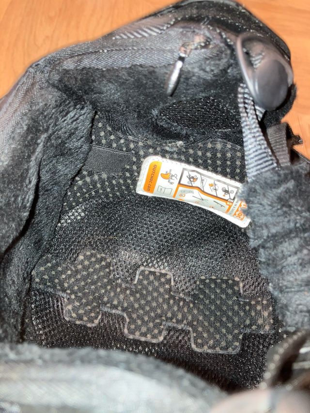 Casco de esquí infantil negro 48-52cm