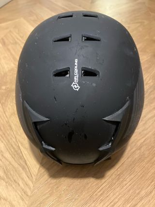 Casco de esquí infantil negro 48-52cm