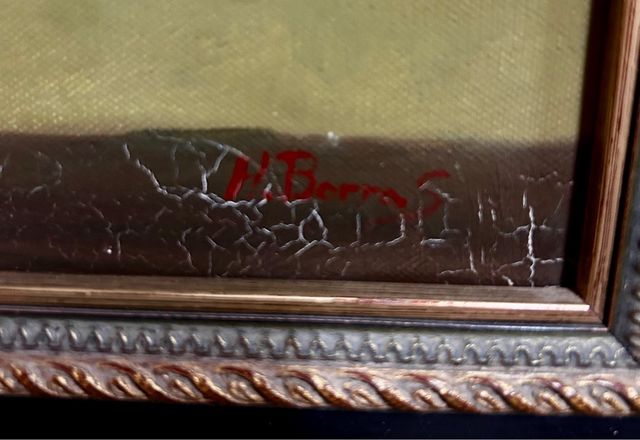 Cuadro de frutas en cesta