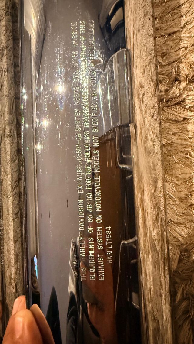 Escapes Harley Davidson Touring Cromados