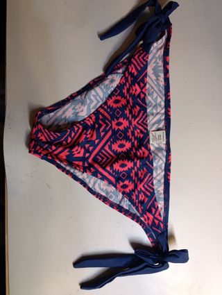 Parte inferior bikini estampado étnico