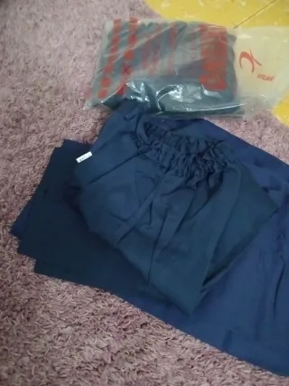 3 Pantalones de Trabajo Azul Marino