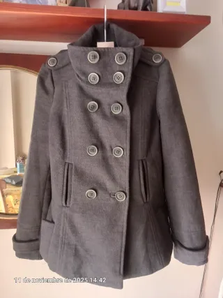 Chaqueta Zara Talla S Gris