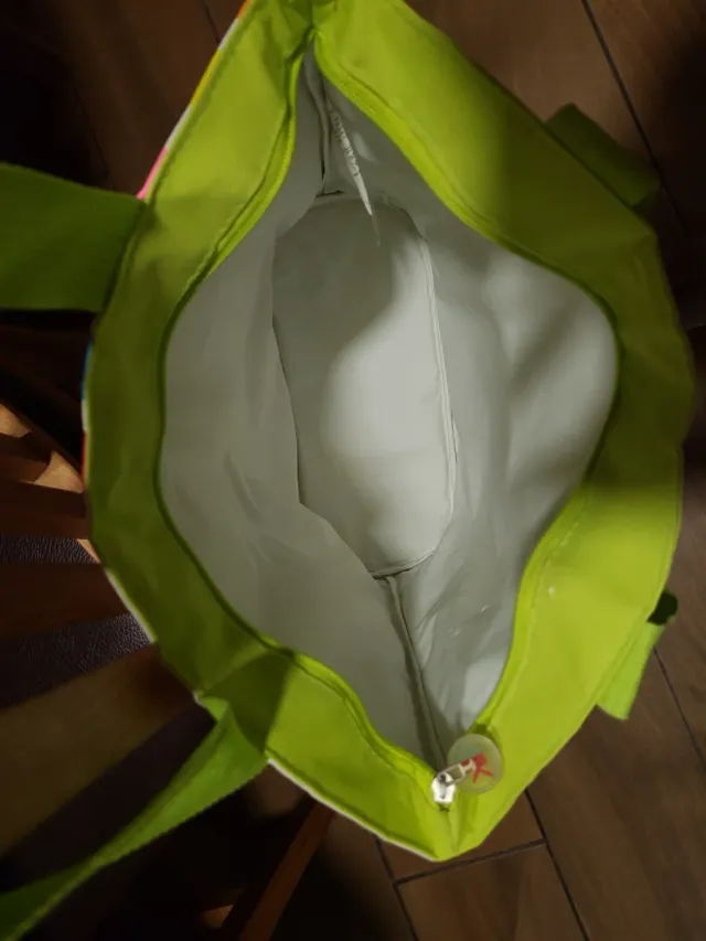 Borsa da spiaggia multicolore