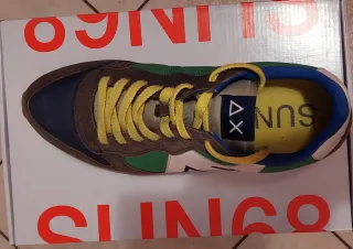 SUN68 Sneakers Uomo Jaki Tricolors