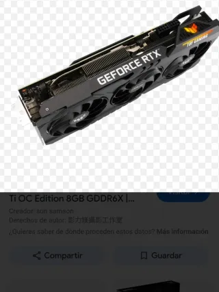 ASUS RTX 3070 Ti Tarjeta Gráfica