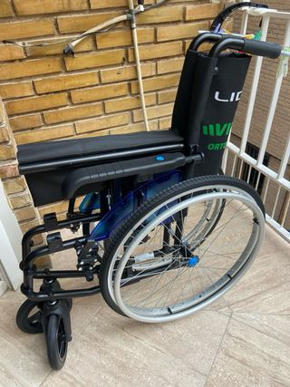 Silla de ruedas y Cojín ortopédico