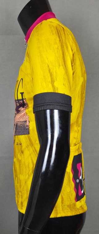 Maillot Ciclismo Vintage Biemme Amarillo