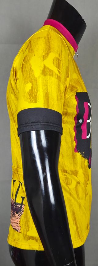 Maillot Ciclismo Vintage Biemme Amarillo