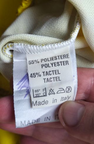 Maillot Ciclismo Vintage Biemme Amarillo