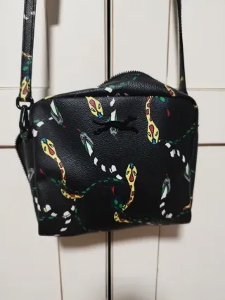 Bolso bandolera Bimba y Lola estampado serpiente