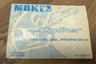 Manual MBK Skyliner 125/150/180cc