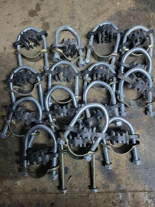 Abrazaderas para cama elástica