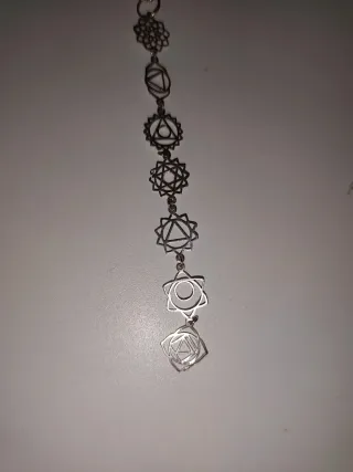 Colgante 7 Chakras Plata