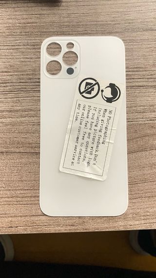 Vidrio Trasero iPhone 12 Pro Blanco