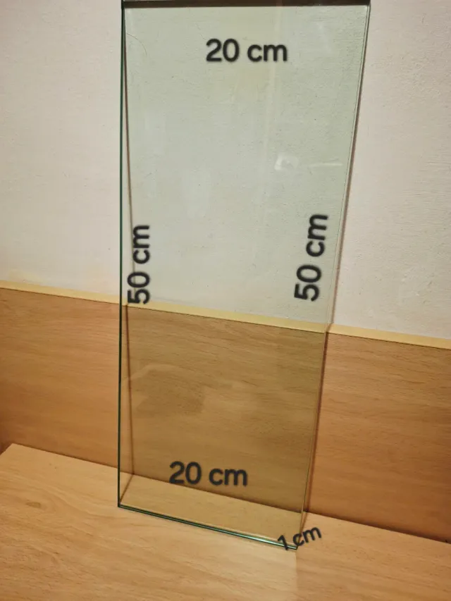 Estante de cristal 20x50 cm