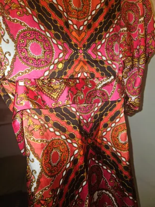 Vestido estampado mujer