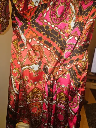 Vestido estampado mujer