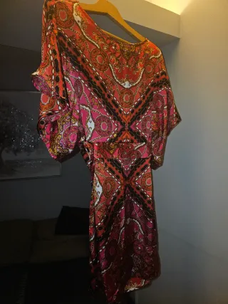 Vestido estampado mujer