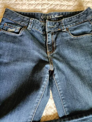 Pantalón vaquero Guess mujer azul