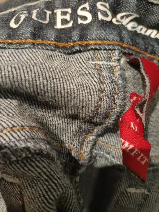 Pantalón vaquero Guess mujer azul