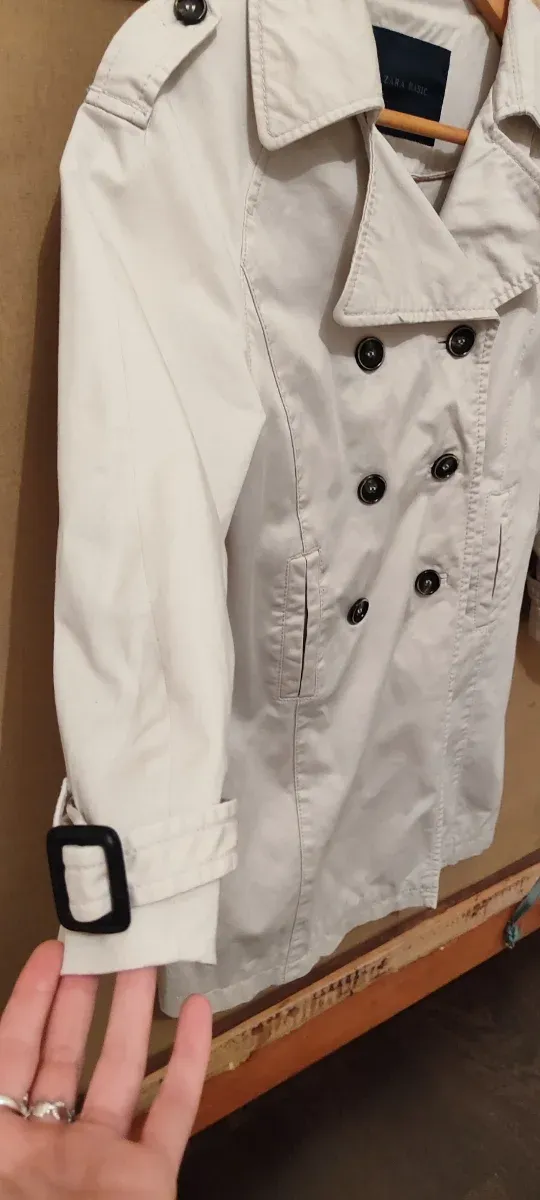 Gabardina Zara 3/4 Beige