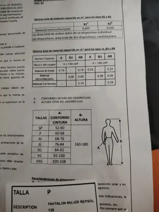 Pantalón Repsol Mujer Talla P Negro Naranja