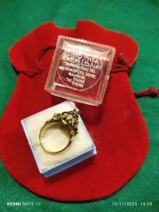 Anillo Vintage Harem Princes 18k Multicolor