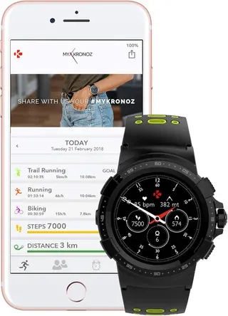 MyKronoz ZeSport 2 Smartwatch - Verde/Negro