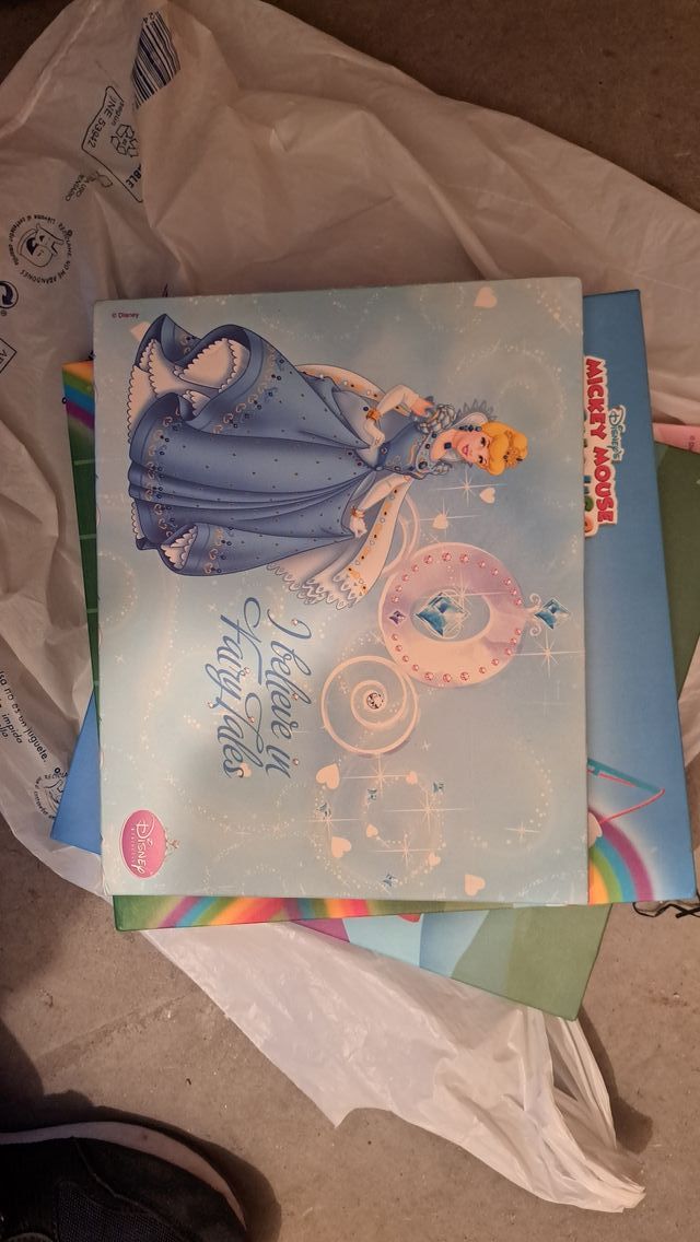 4 Cuadros Disney Princesas 20x15