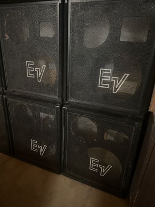 6 Cajas Electro-Voice 15 pulgadas Altavoces