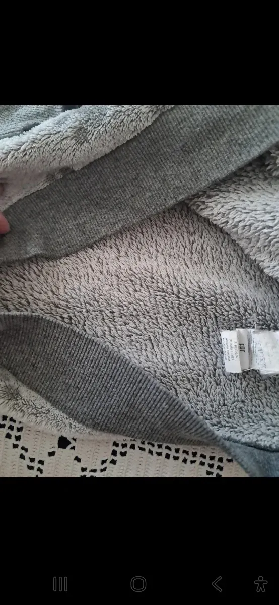 Pigiama bambina peluche cane impronte