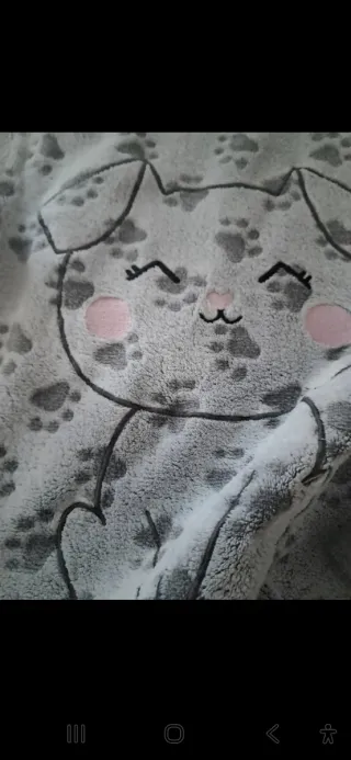 Pigiama bambina peluche cane impronte