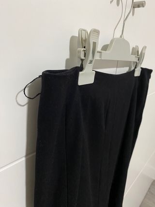 Falda midi negra mujer Amichi talla 38