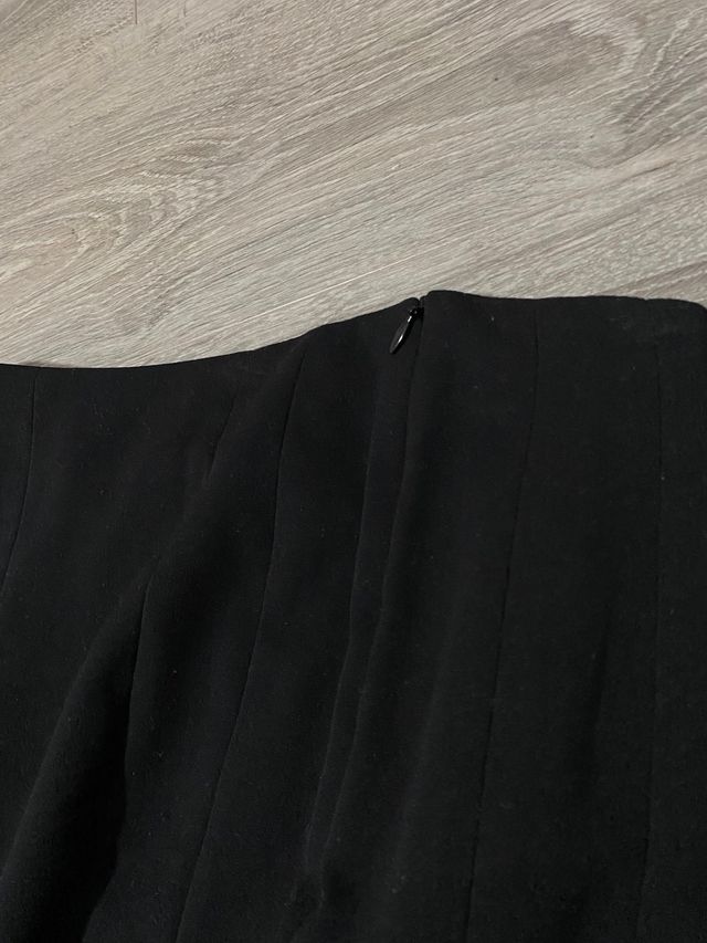 Falda midi negra mujer Amichi talla 38