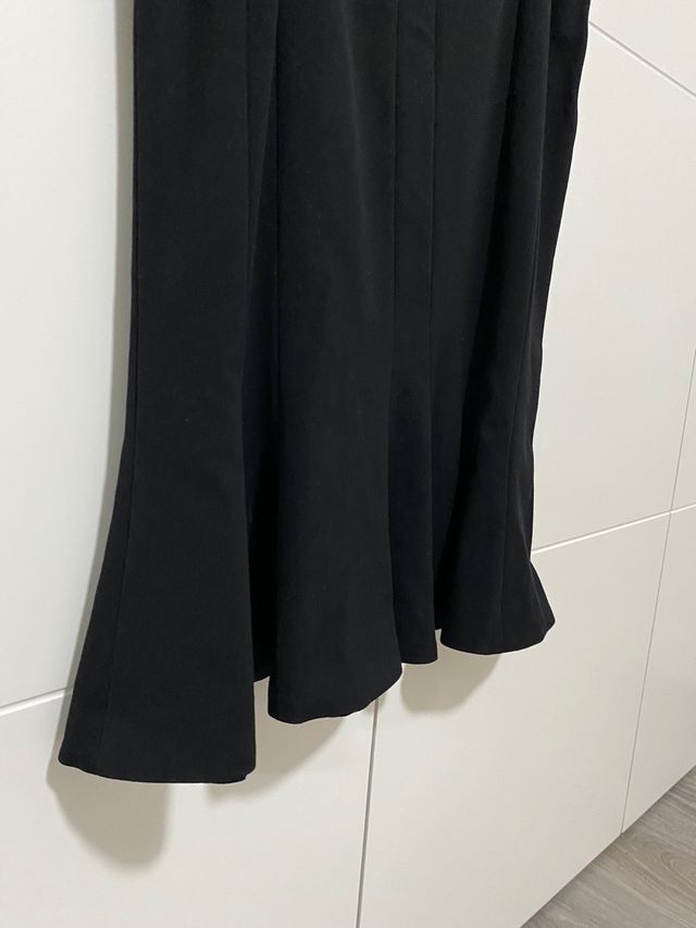 Falda midi negra mujer Amichi talla 38