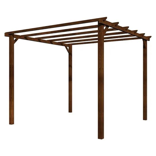 Pérgola Madera Maciza 3x3m