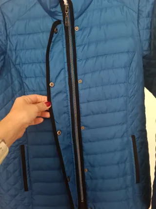 Chaqueta Rever mile acolchada azul Talla 40