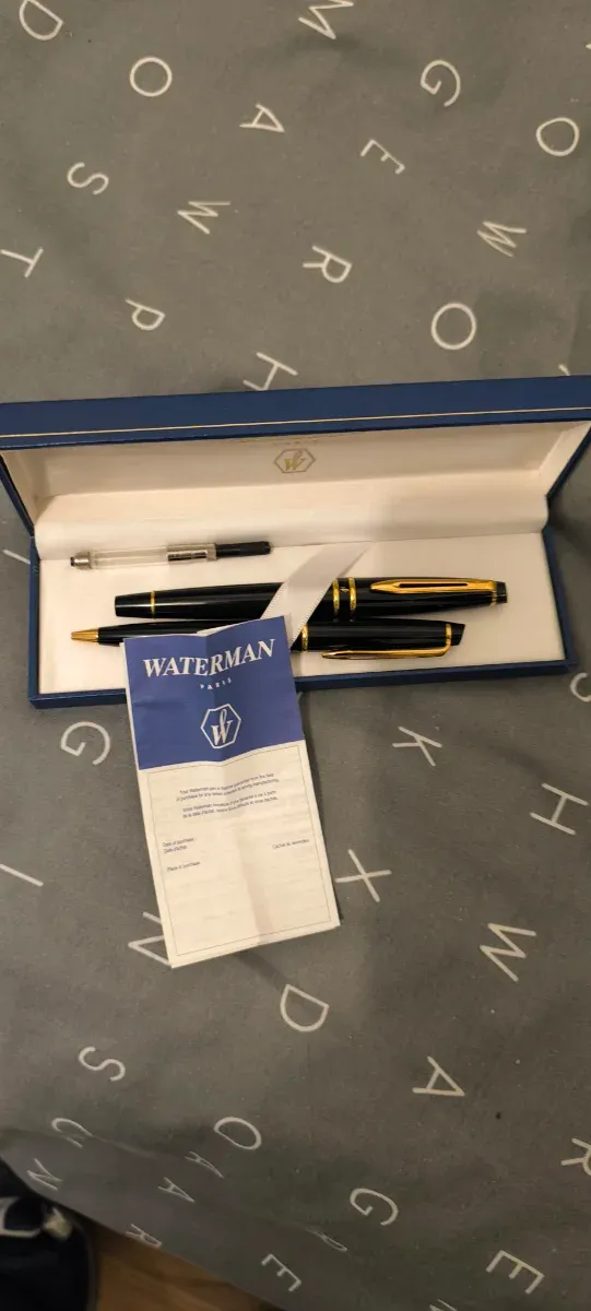 Estilográfica y bolígrafo Waterman