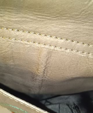 Bolso Galliano Piel Gris Multicolor