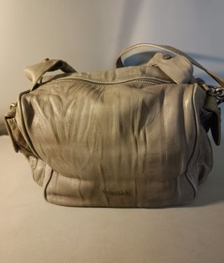 Bolso Galliano Piel Gris Multicolor