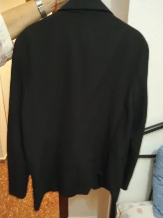 Chaqueta de traje negra mujer