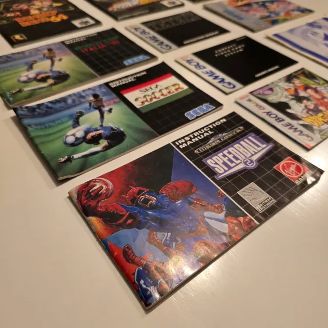 Manuales de Instrucciones - Videojuegos Retro